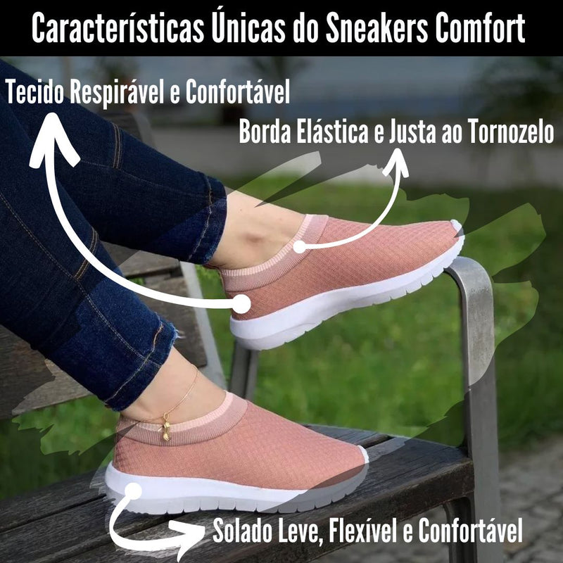 Sneakers Comfort - Tênis Leve para Exercício