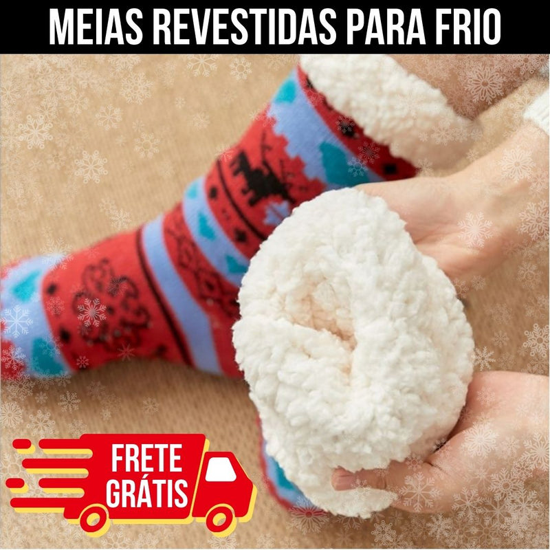 Fofura Térmica - Meia Térmica de Lã de Inverno