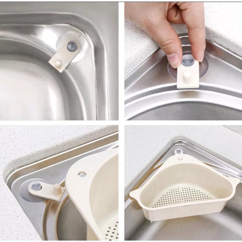 Multipurpose kitchen sink drainer basket