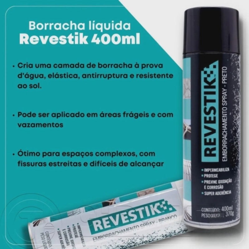 Revestik Spray Rubberized - Spray Emborrachado Selador
