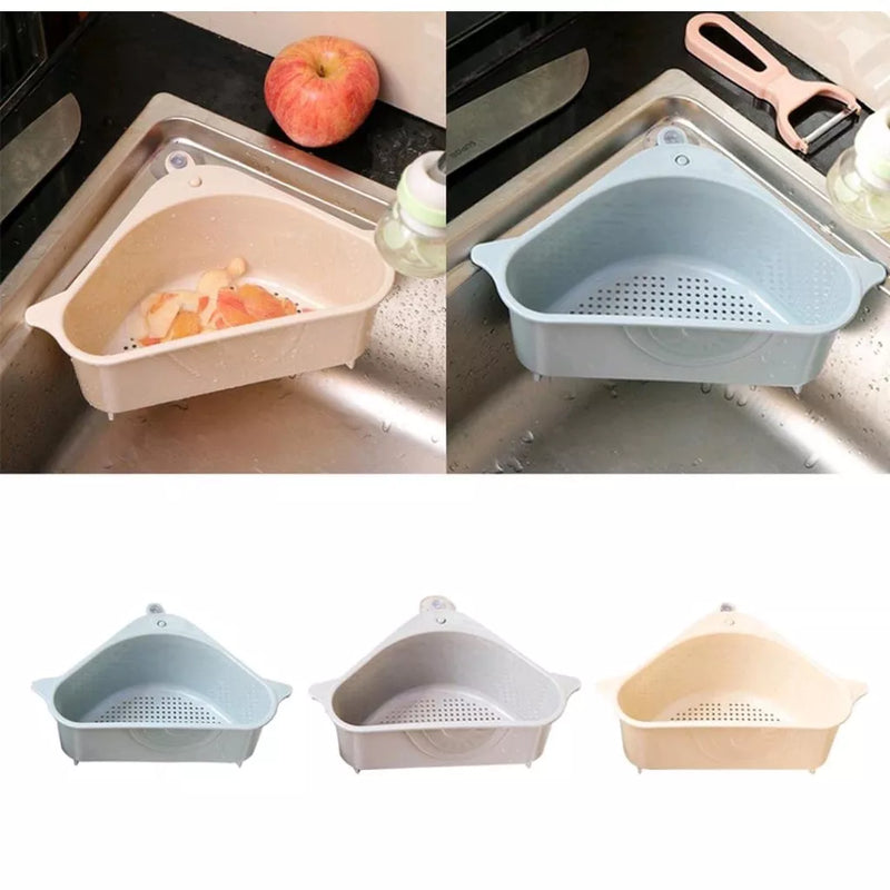 Multipurpose kitchen sink drainer basket