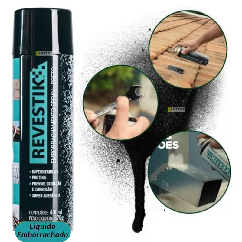 Revestik Spray Rubberized - Spray Emborrachado Selador