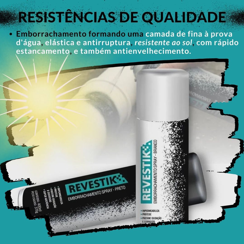 Revestik Spray Rubberized - Spray Emborrachado Selador