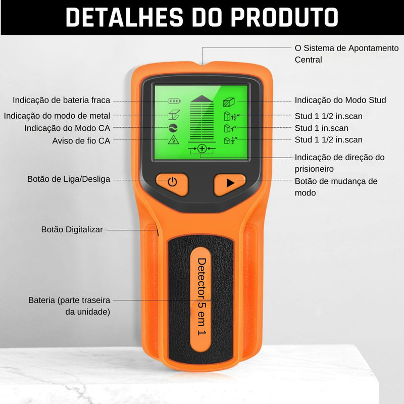 WallScanPro - Pipe, Metal and Electrical Wire Detector