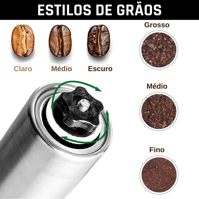 Café Moido - Moedor de Grãos de Café Manual
