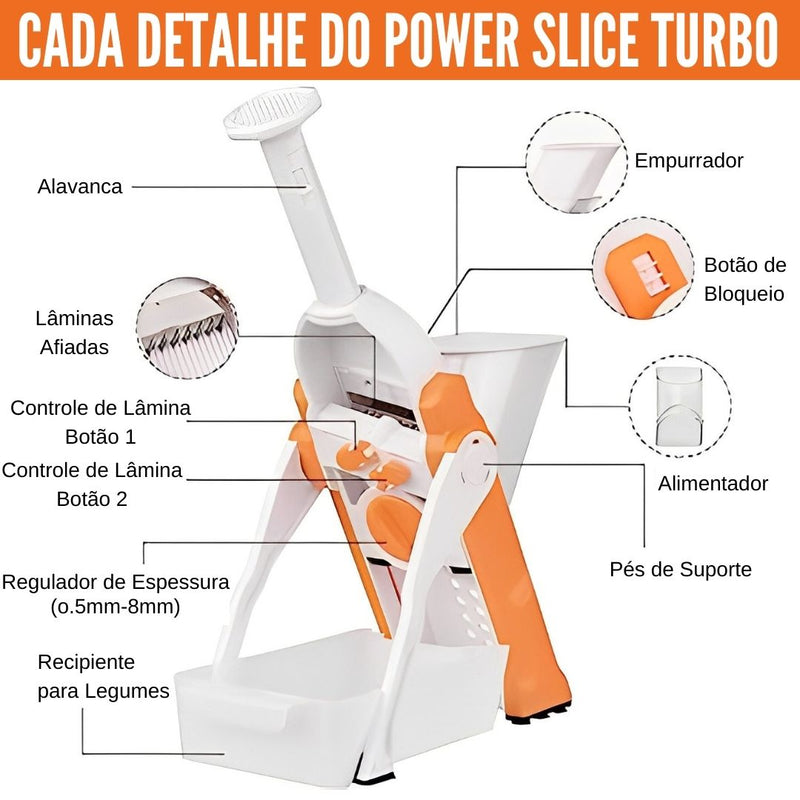 Power Slice Turbo - Fatiador Multi Funcional Turbo