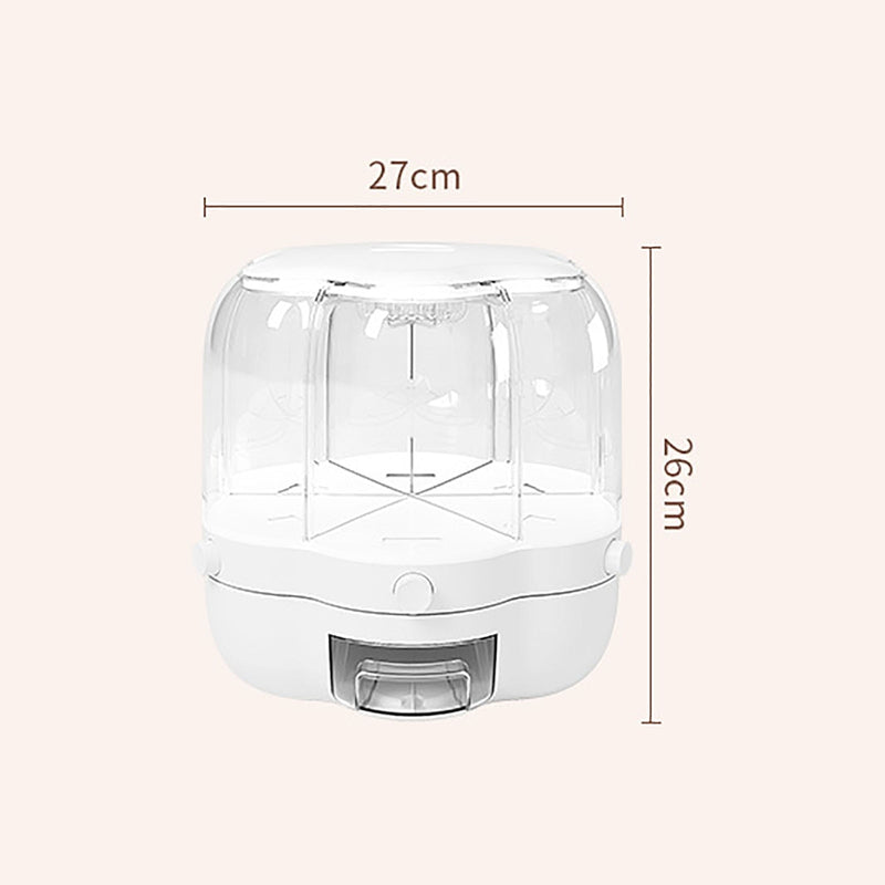 Dispensador de Grãos Rotativo 360°