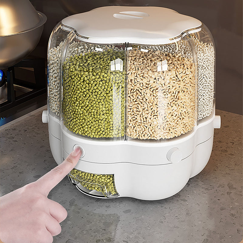Dispensador de Grãos Rotativo 360°