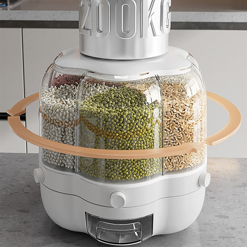 Dispensador de Grãos Rotativo 360°