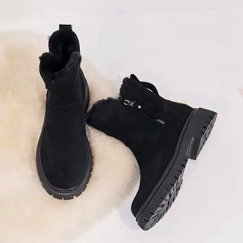 DivaFashion - Bota de Camurça Feminina