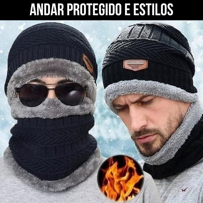 Combo Inverno Quentinho - Touca & Cachecol