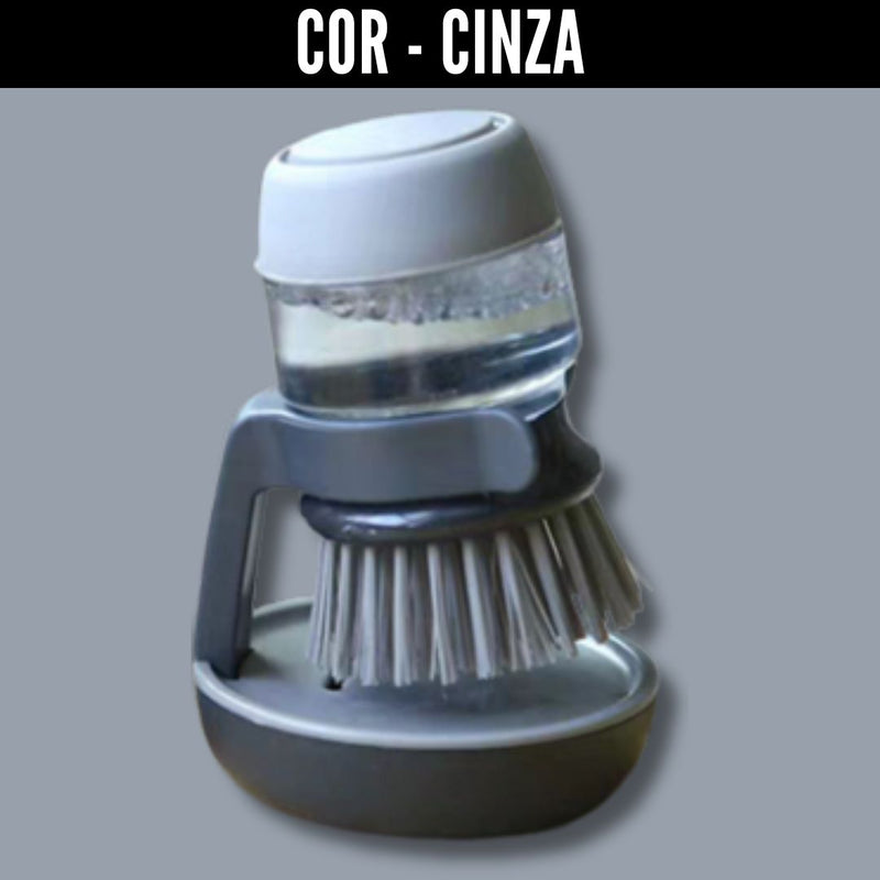 Dish Brush with Dispenser - Dish Brush with Dispenser + Holder