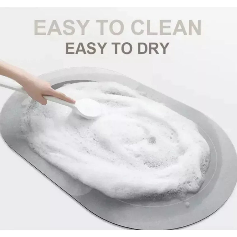 Super Absorbent Non-Slip Bathroom Mat Quick Dry Shower Mat 38*58*4 CM