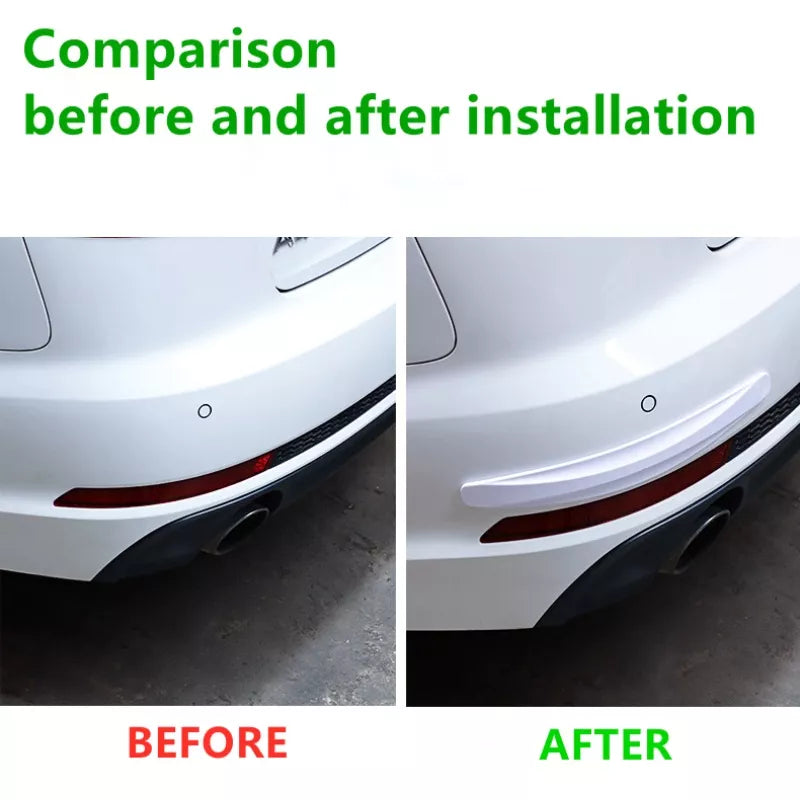 2Pcs Car Bumper Protector Corner Protection Strips Scratches Anti-collision Crash Blade Automotive Accessories