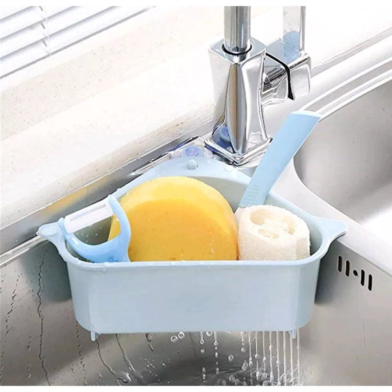 Multipurpose kitchen sink drainer basket