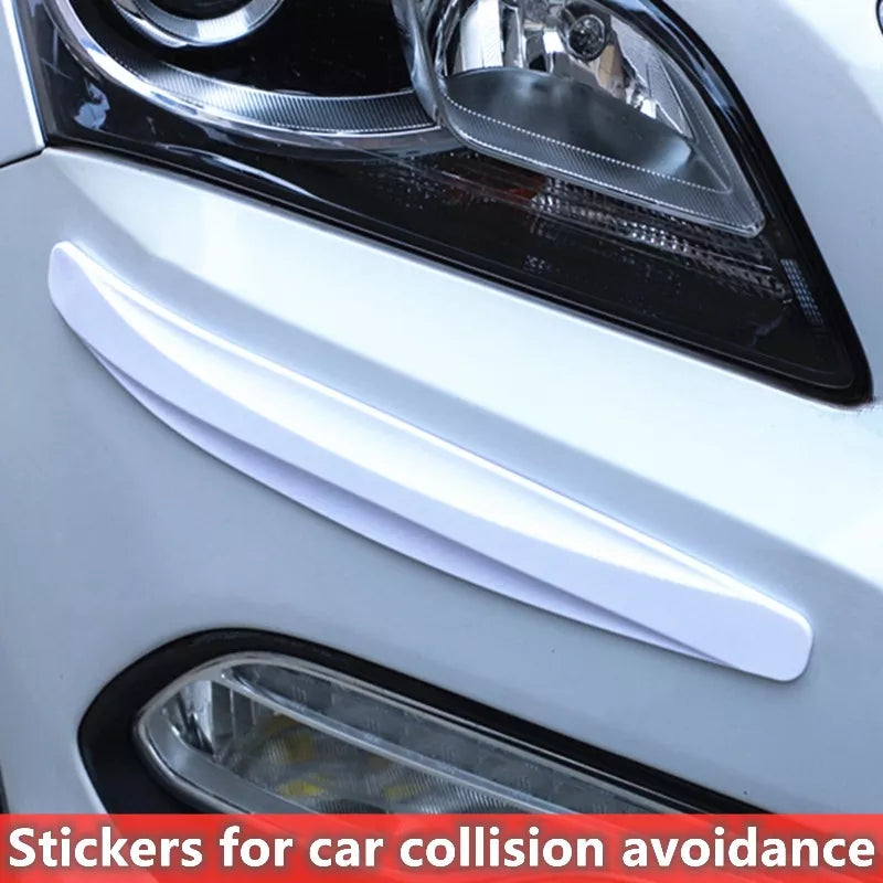 2Pcs Car Bumper Protector Corner Protection Strips Scratches Anti-collision Crash Blade Automotive Accessories