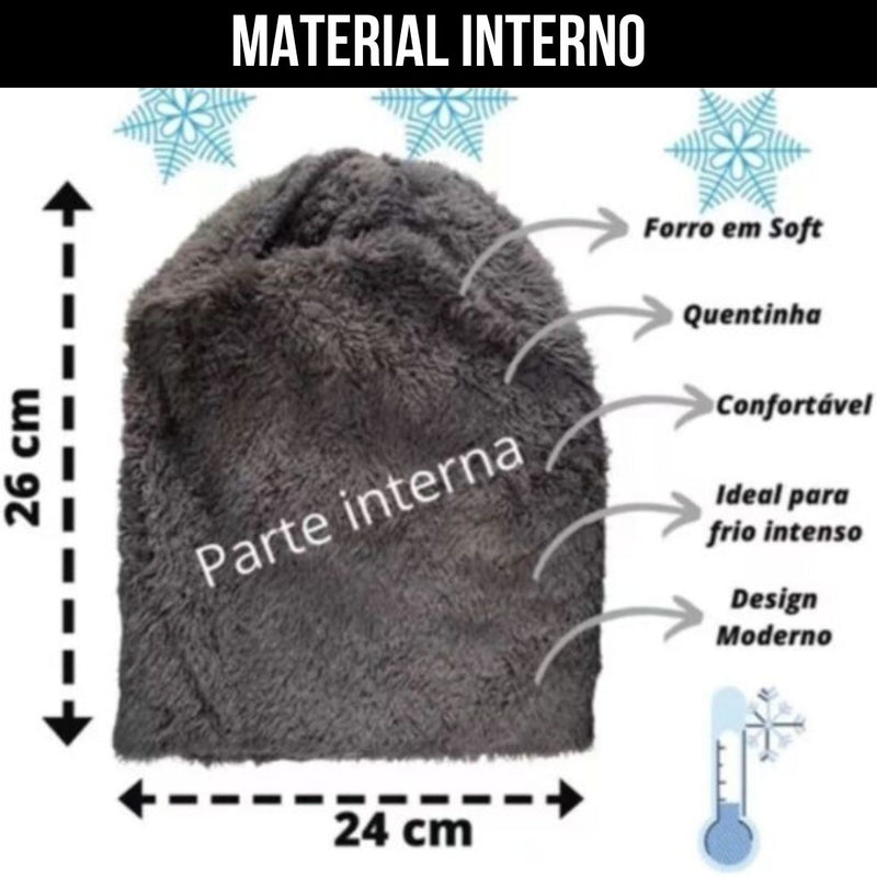 Cap Crazy - Touca de Inverno Unisexy