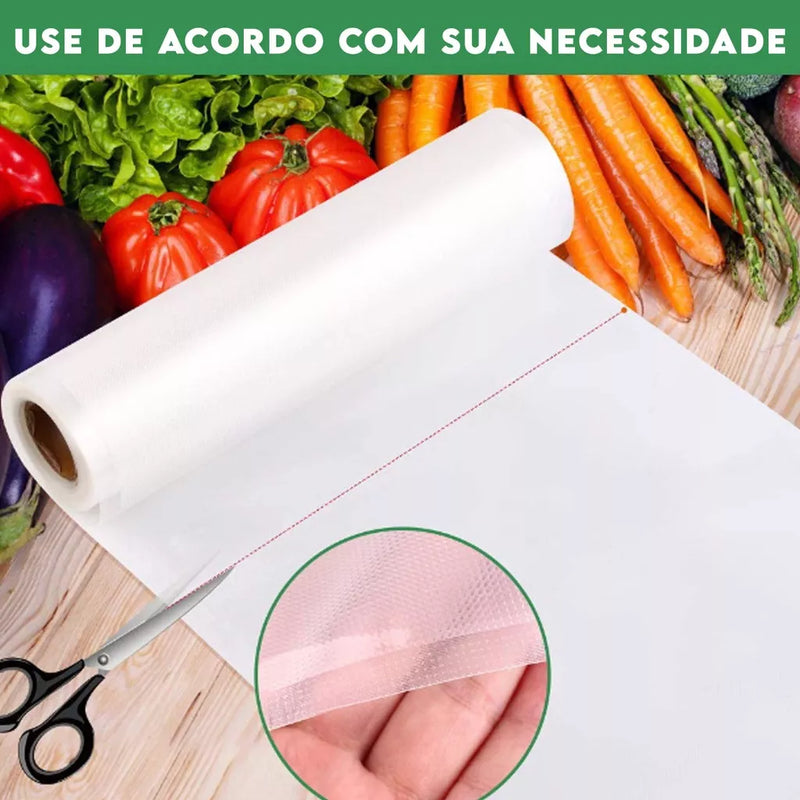 Vacuum Packaging Roll with Grooves for Vacuum Sealer