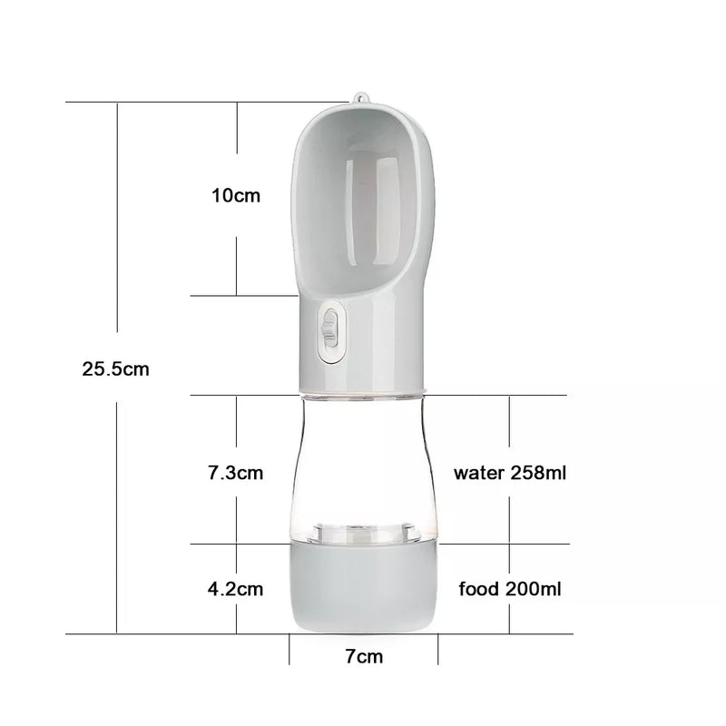 Pet Dog Water Bottle Feeder Portable Bowl Animals Outdoor Bowls