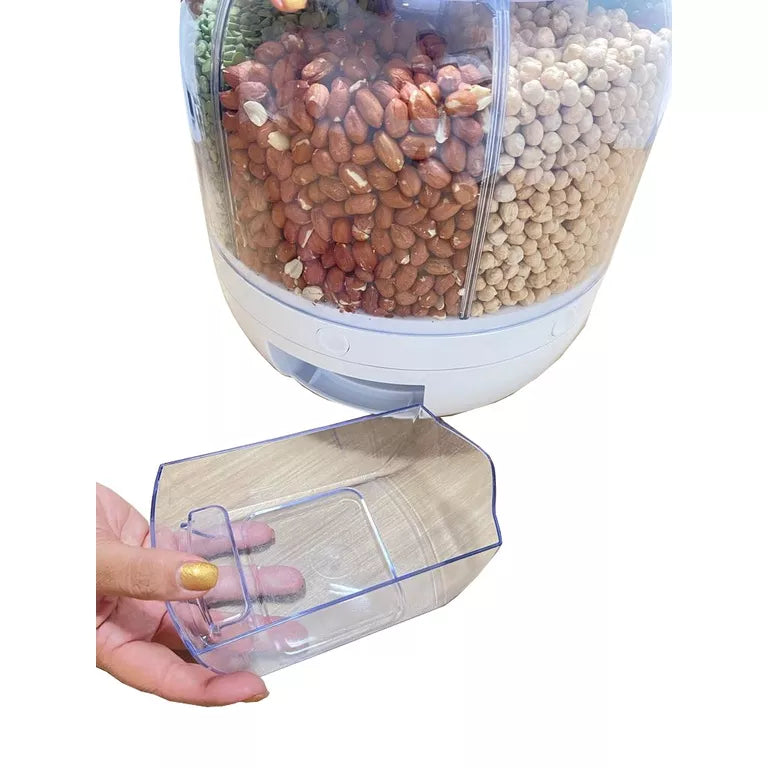 Dispensador de Grãos Rotativo 360°