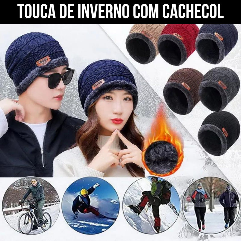 Combo Inverno Quentinho - Touca & Cachecol