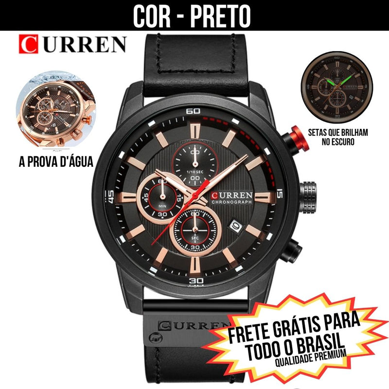Relógio CURREN Lux *Qualidade Premium