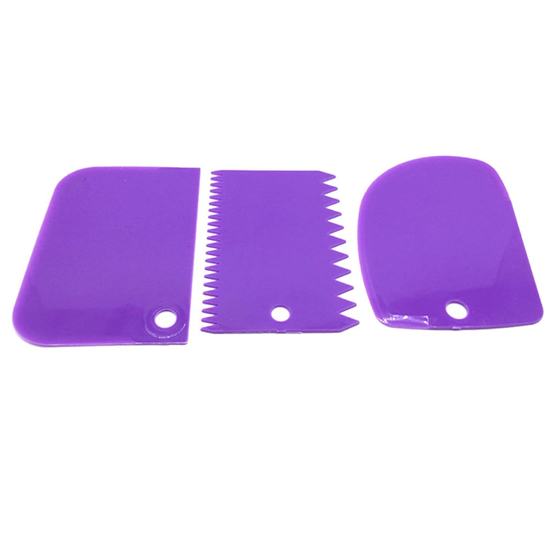 Kit with 3pcs Spatulas for Cake Decorating 
