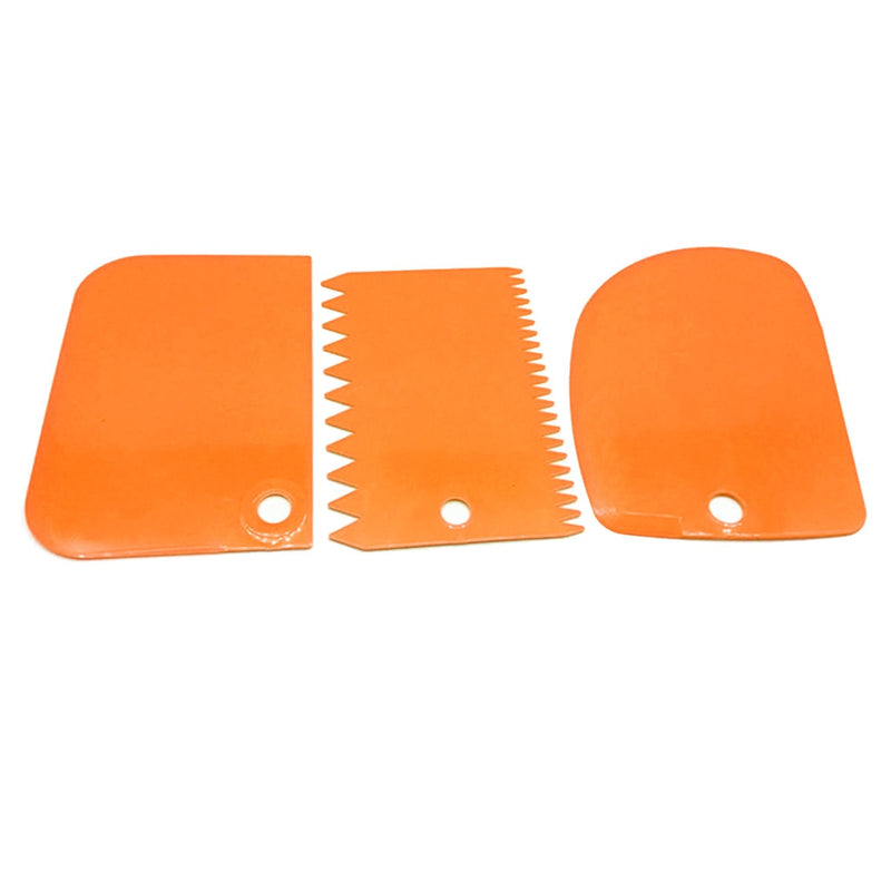 Kit with 3pcs Spatulas for Cake Decorating 