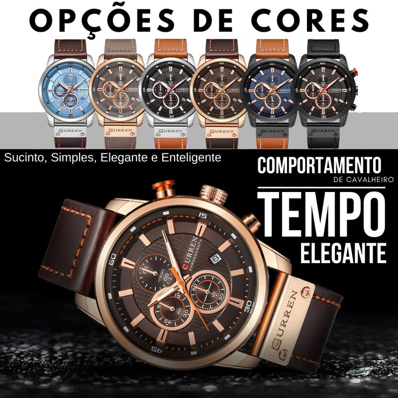 Relógio CURREN Lux *Qualidade Premium