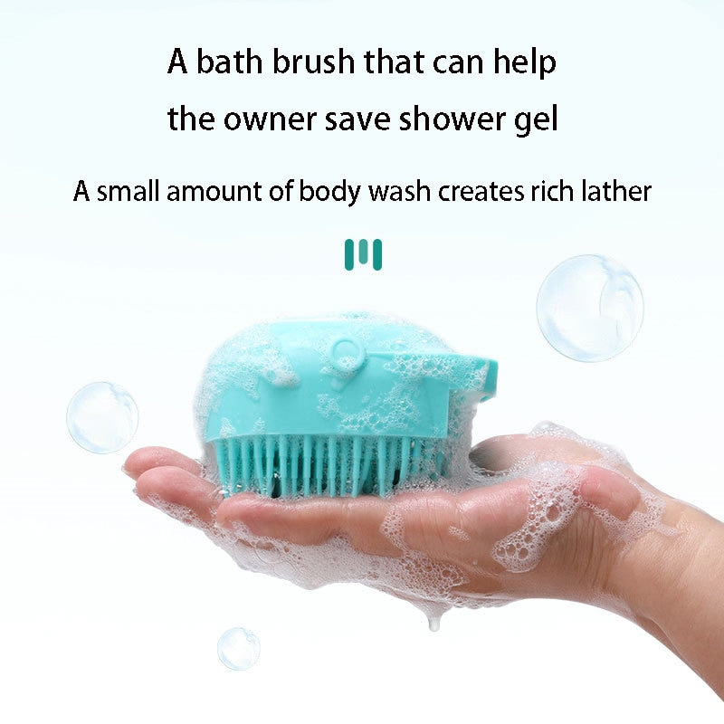Silicone Dog Bath Brush 