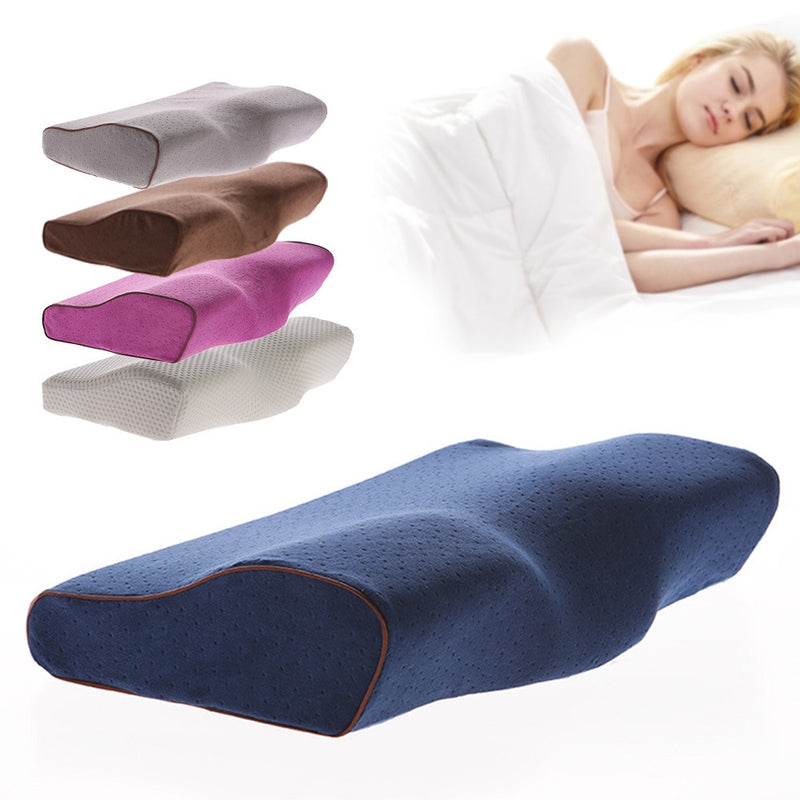 "Butterfly" Foam Pillow for Neck Rest and Cervical Relaxation 